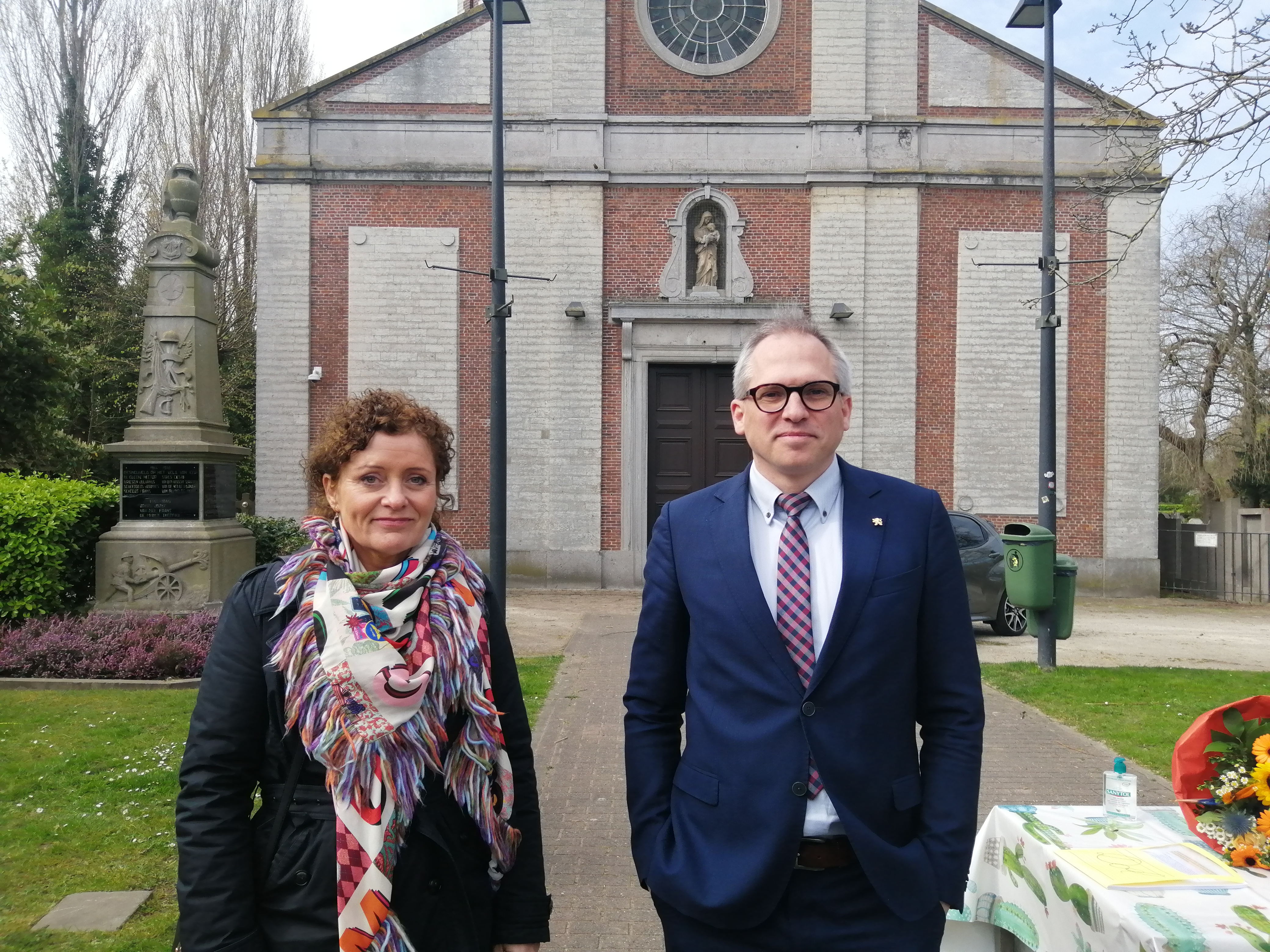 20220330 Doel Vlaams ministers Lydia Peeters en Matthias Diependaele