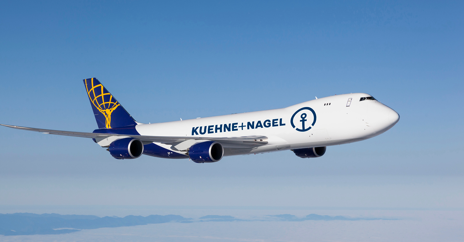 Vliegtuig van Kuehne+Nagel na overeenkomst met Atlas Air