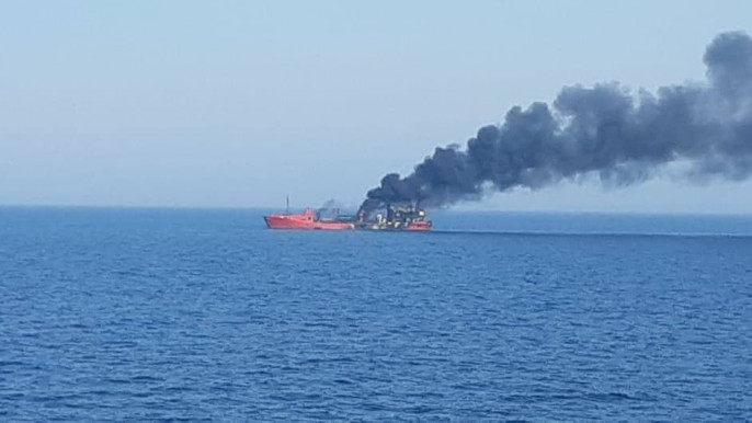 20220317 Odessa Koopvaardijschip onder vuur 