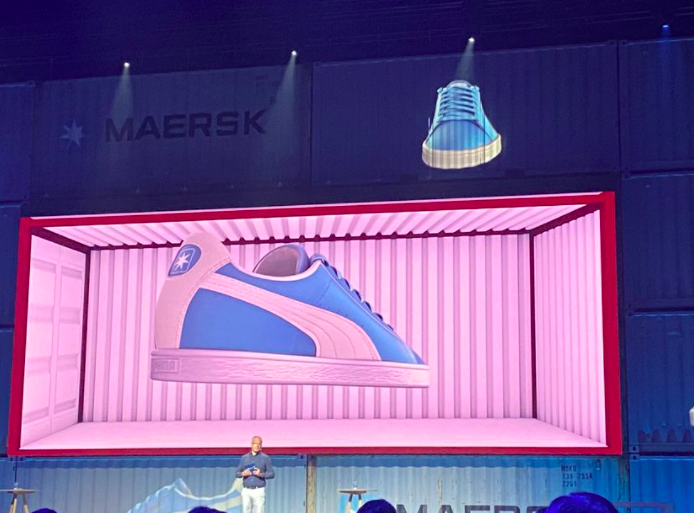 20220517 Samenwerking Maersk Puma custommade schoenen