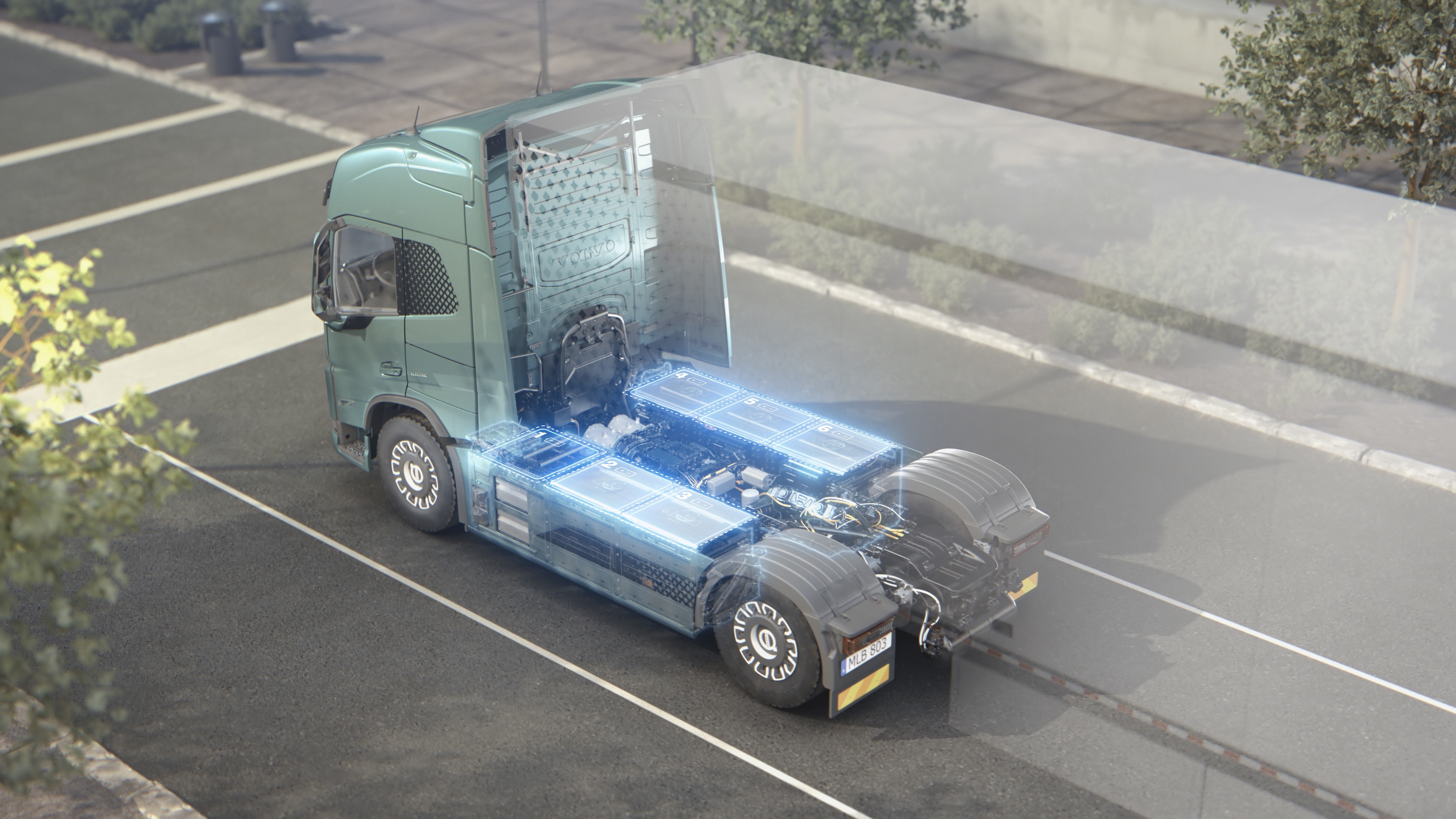 20220517 Volvo Trucks elektrische truck met batterijen
