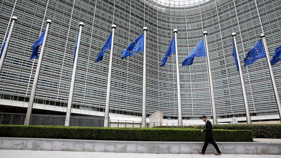 Berlaymont, hoofdkantoor Europese Commissie in Brussel