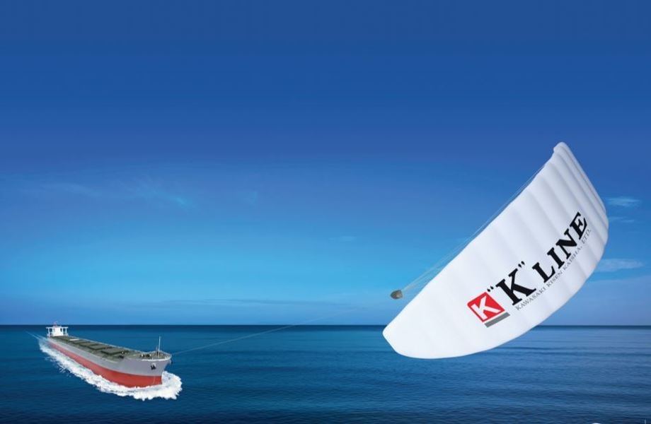 Het automatische 'Seawing' kitesysteem in gebruik