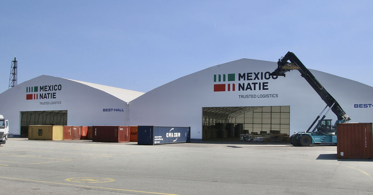 20220705 Antwerpen Mexico Natie verplaatsbare hallen staalopslag