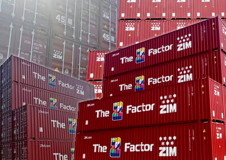 'The Z Factor'-containers van de Israëlische rederij ZIM