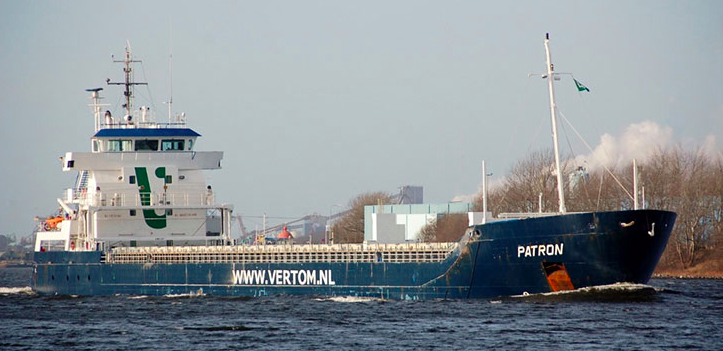 General cargo schip 'Patron' van rederij Vertom