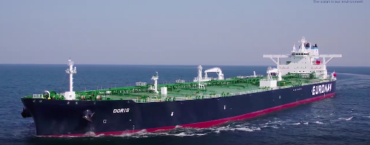 Milieuvriendelijke supertanker 'Doris' van Euronav