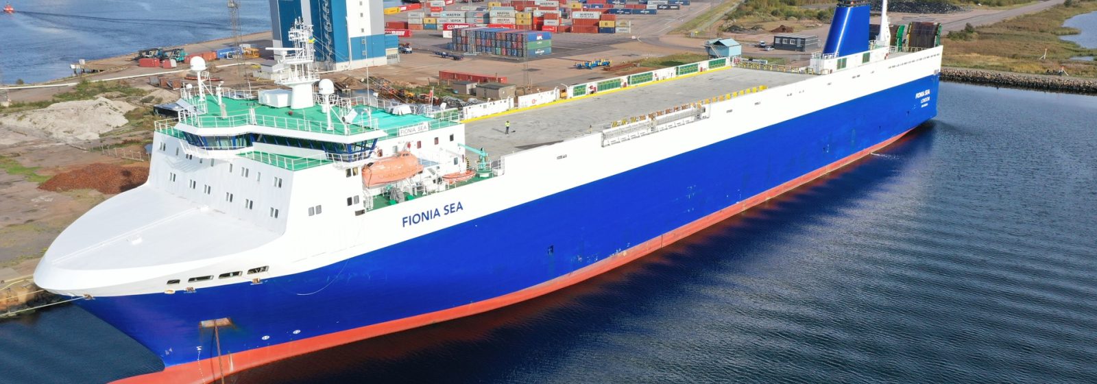 Roro- en containerschip 'Fionia Sea'