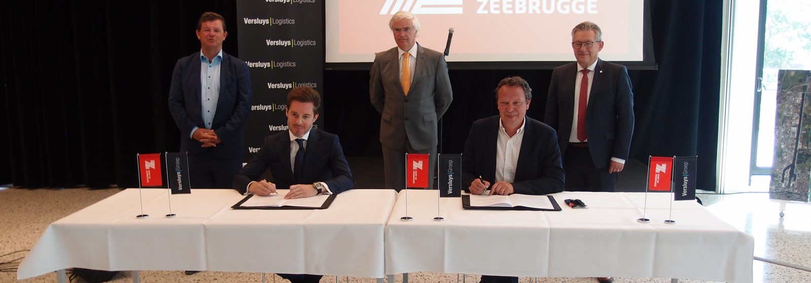 Ondertekening intentieverklaring Haven Zeebrugge en Luchthaven Oostende