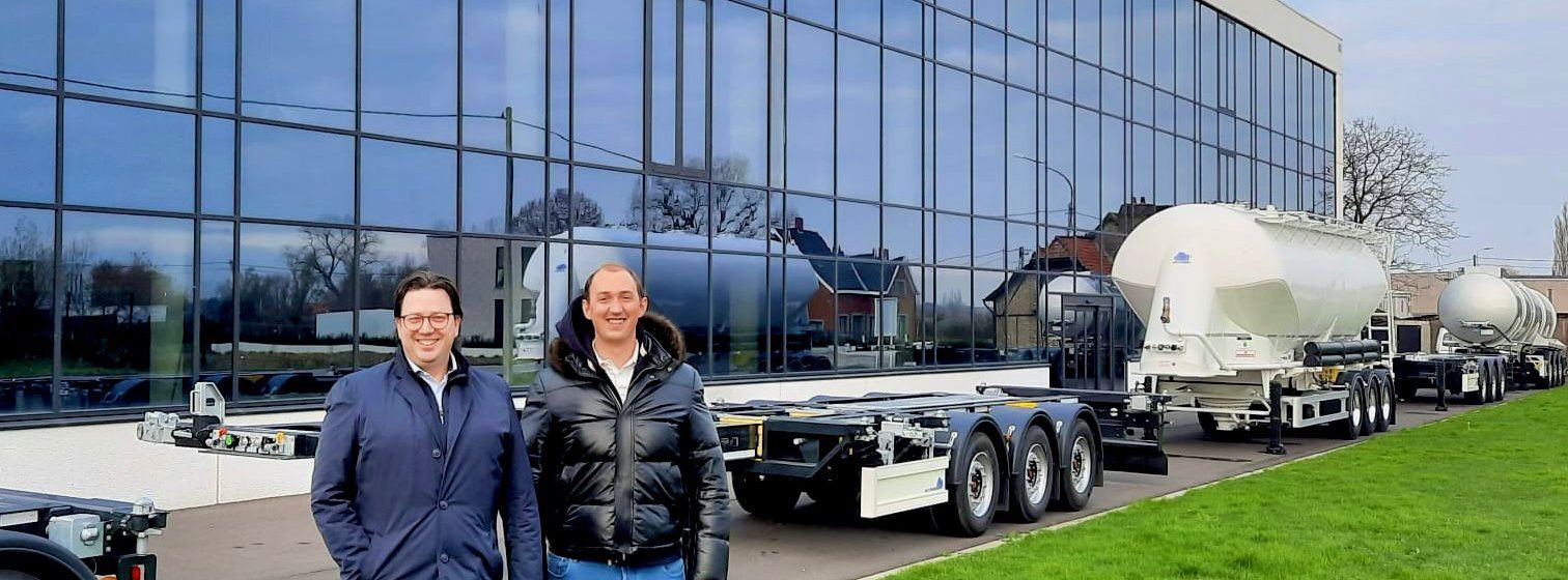 COO Pascal Eggermont en CEO Thibault Jonnaert van The Truck Company
