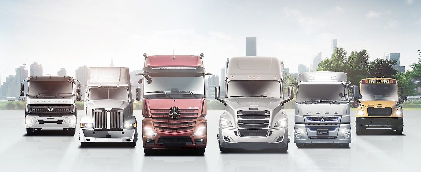 Een greep uit het aanbod van Daimler Trucks