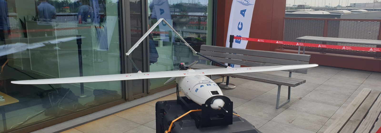 Autonome drone in haven Antwerpen