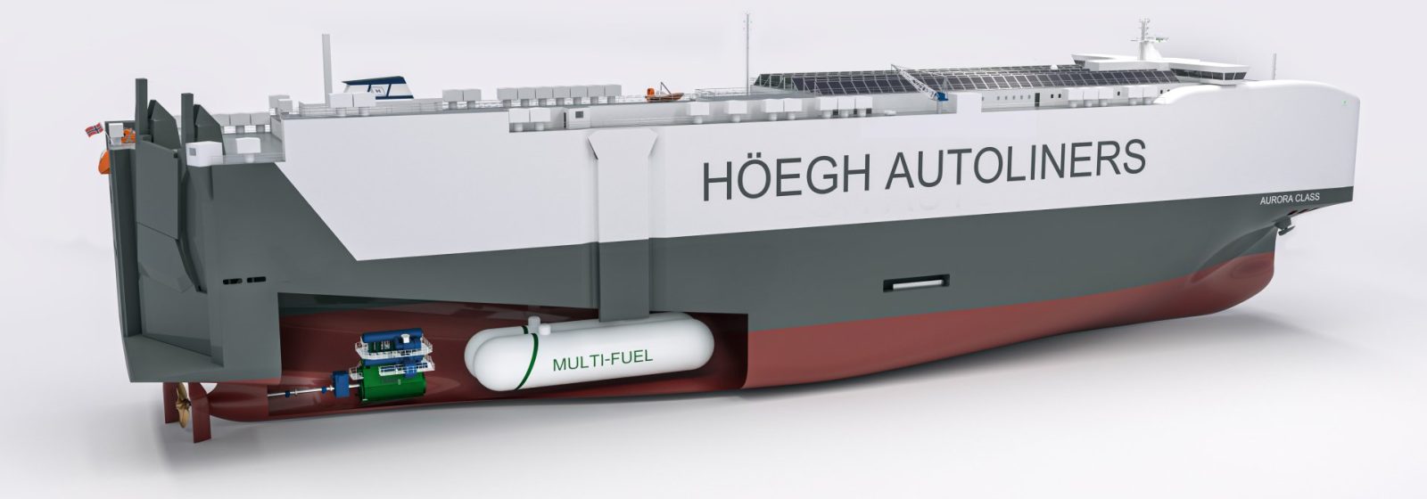 Autoschip uit de 'Aurora-klasse' van de Noorse rederij Höegh Autoliners