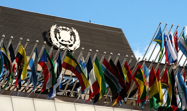 Nationale vlaggen van lidstaten IMO
