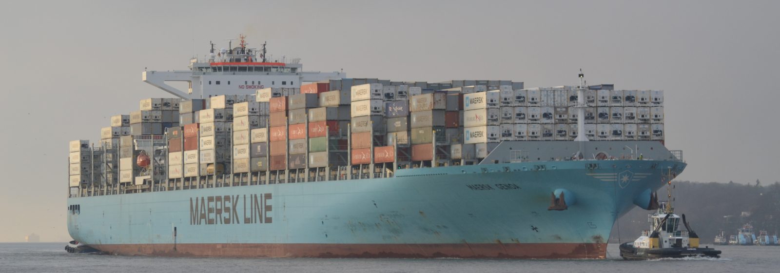 De 'Maersk Genoa' van 10.010 teu
