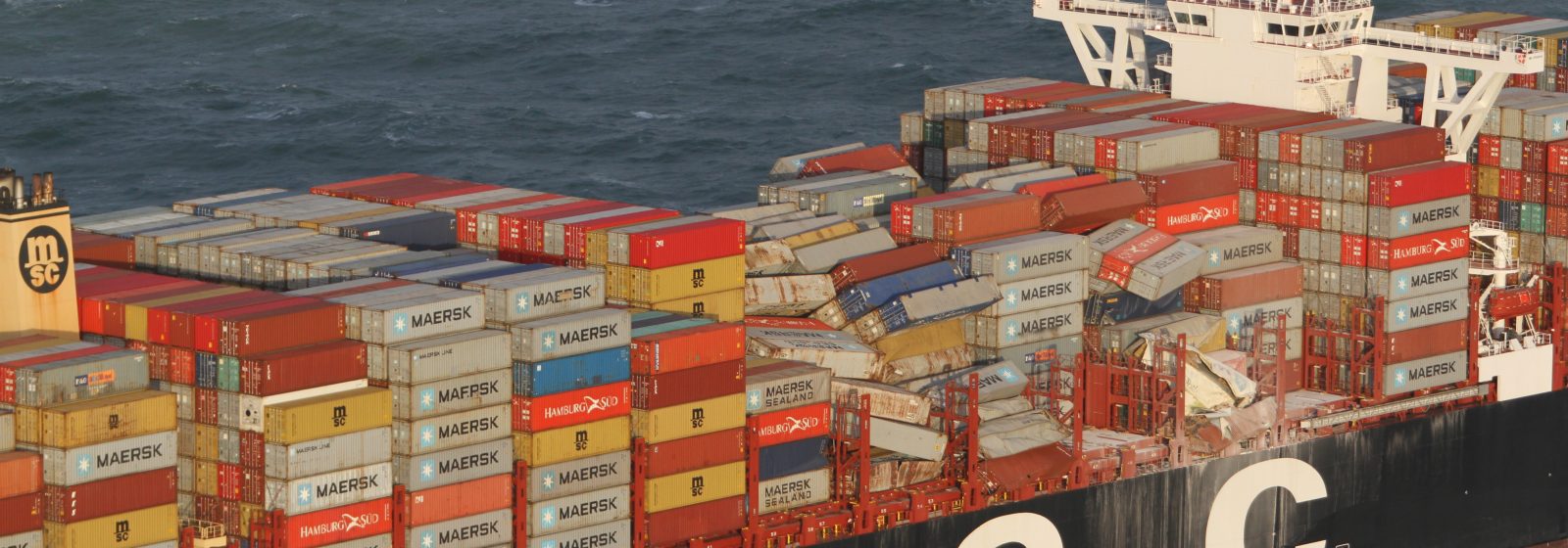 De 'MSC Zoë' na verlies van containers