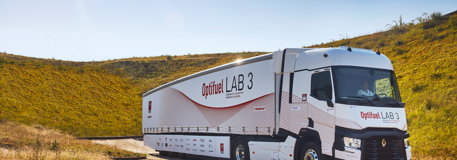 Laboratoriumvoertuig 'Optifuel Lab 3' van Renault Trucks