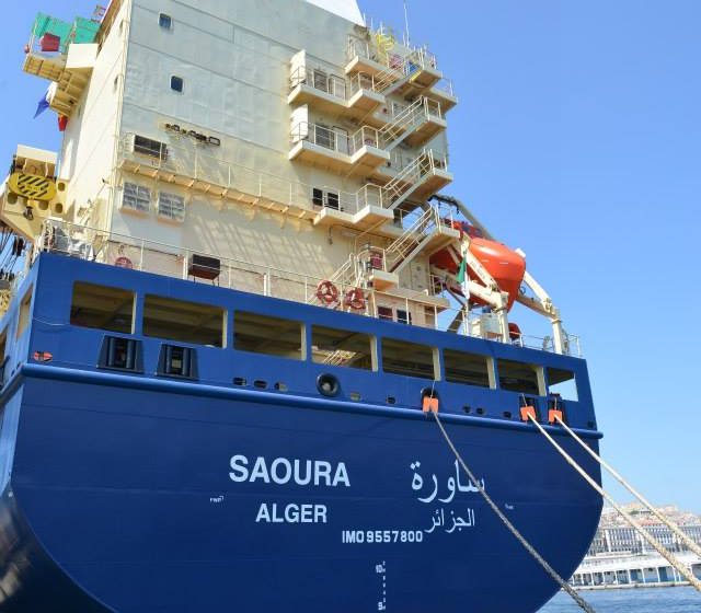 Multipurposeschip 'Saoura' van de Algerijnse staatsrederij CNAN Nord
