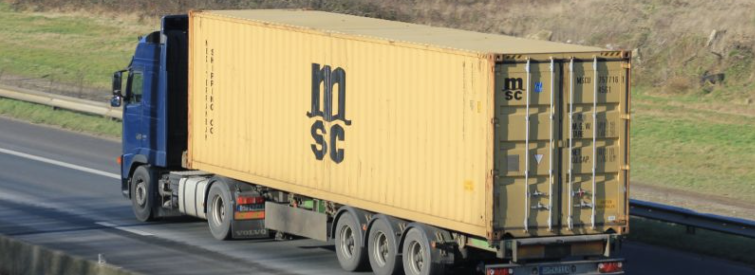 Containertransport MSC