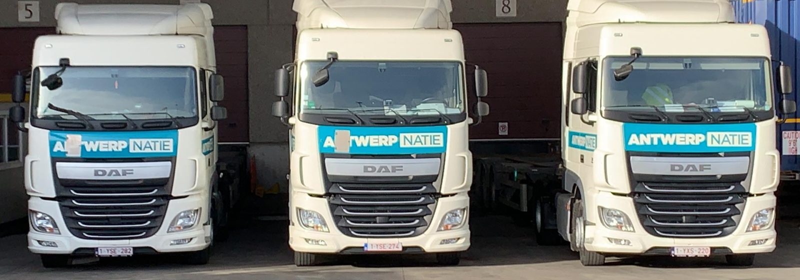 Vrachtwagens van Antwerpnatie