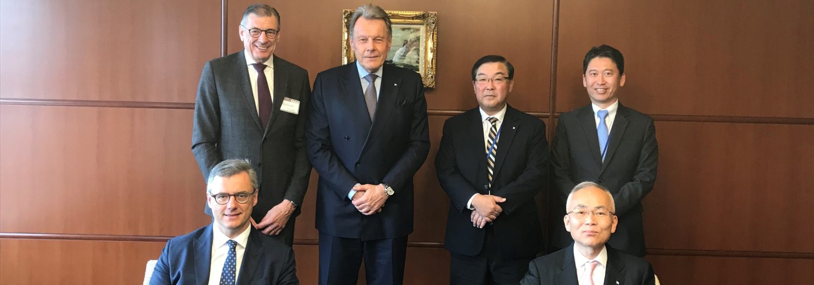 Ontvangst MBZ en ICO bij voorzitter NYK Tadaaki Naito in Tokio 2019