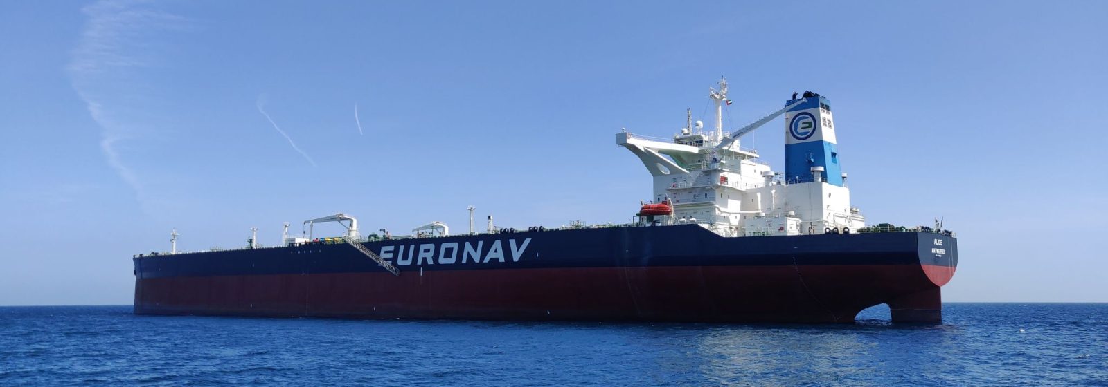 De VLCC (very large crude carrier) 'Simone' van Euronav