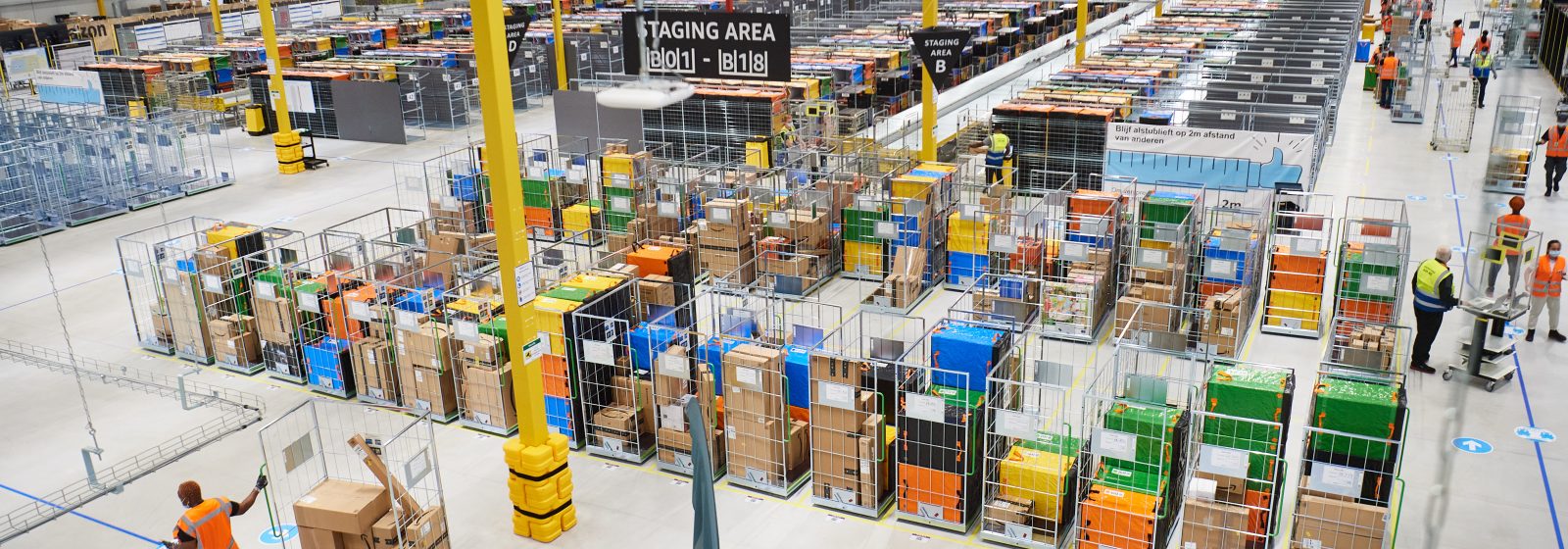 Amazon sorteercentrum Amsterdam