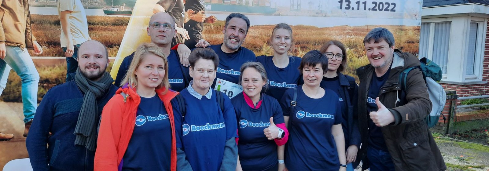 Team Boeckmans neemt deel aan de Havenland Run and Walk