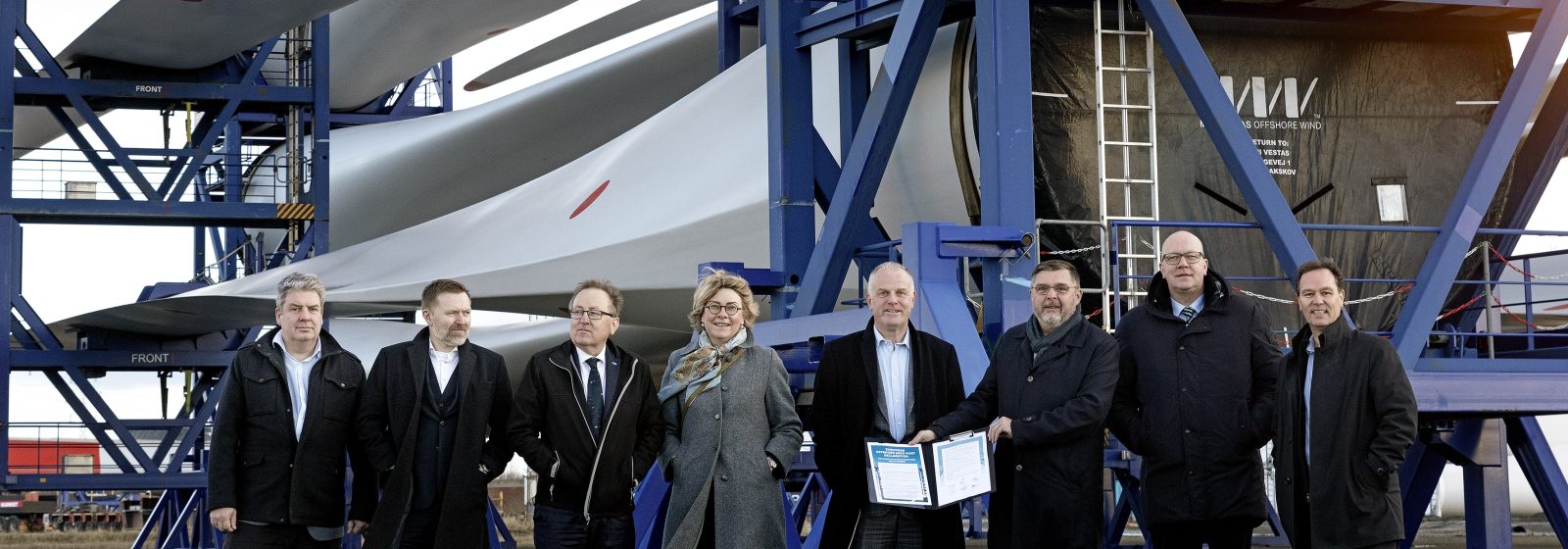 De ondertekenaars van de Europese Offshore windhavenverklaring