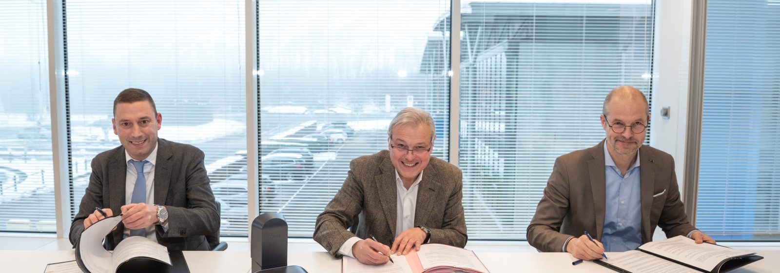 Laurent Jossart ondertekent overeenkomst met Sofico en SPW Mobilité et Infrastructures