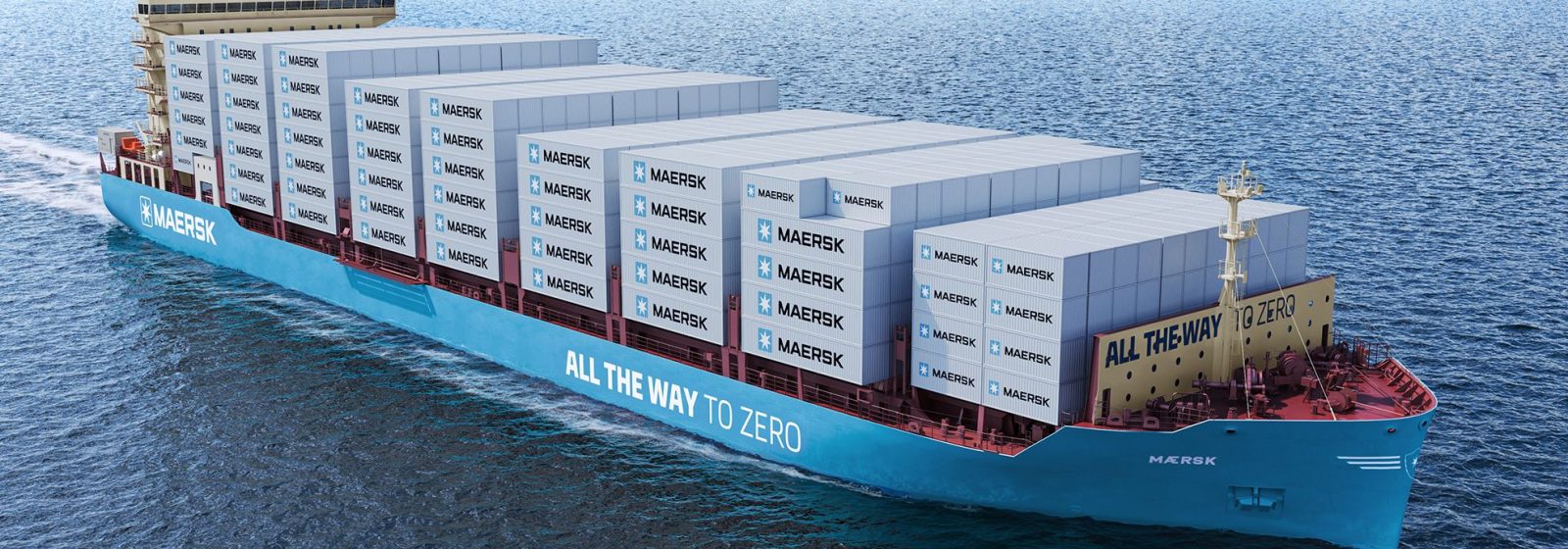 Eerste containerschip van Maersk op groene methanol
