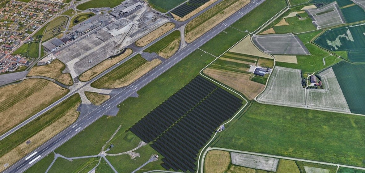 EnergyVision plaatst zonnepanelen op Luchthaven Oostende-Brugge