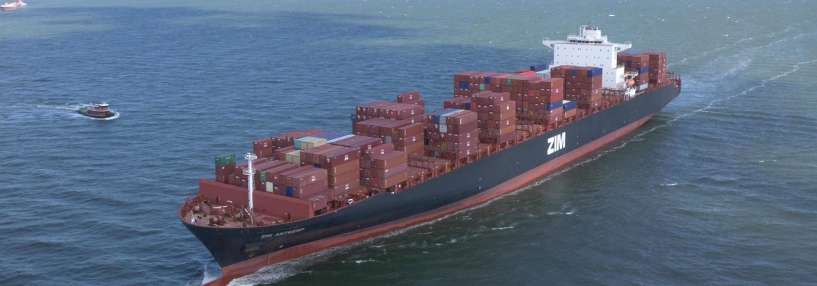 Het containerschip 'ZIM Antwerp'