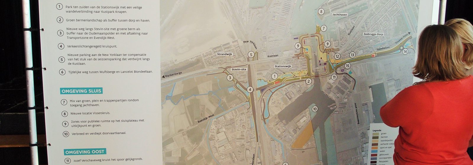 Infomoment eindbeeld complex project Nieuwe Sluis Zeebrugge