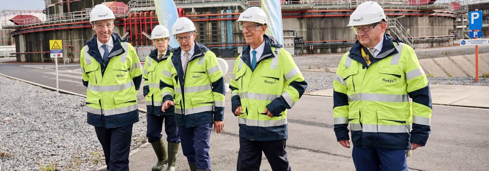 President van Portugal bezoekt Fluxys LNG Zeebrugge