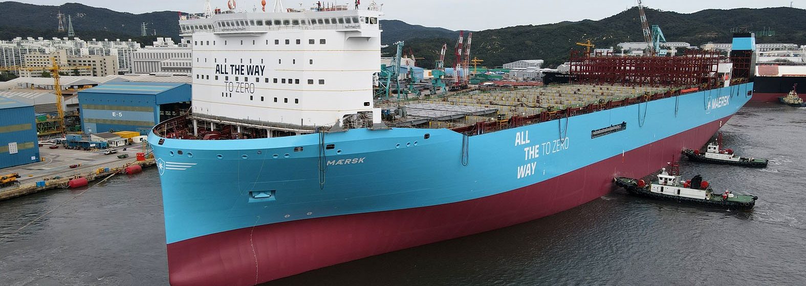 Maersks eerste nieuwbouw van 16.200 teu op methanol