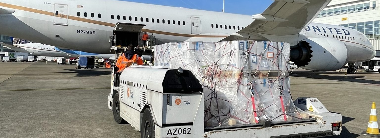 Transport van Cargo op Brussels Airport