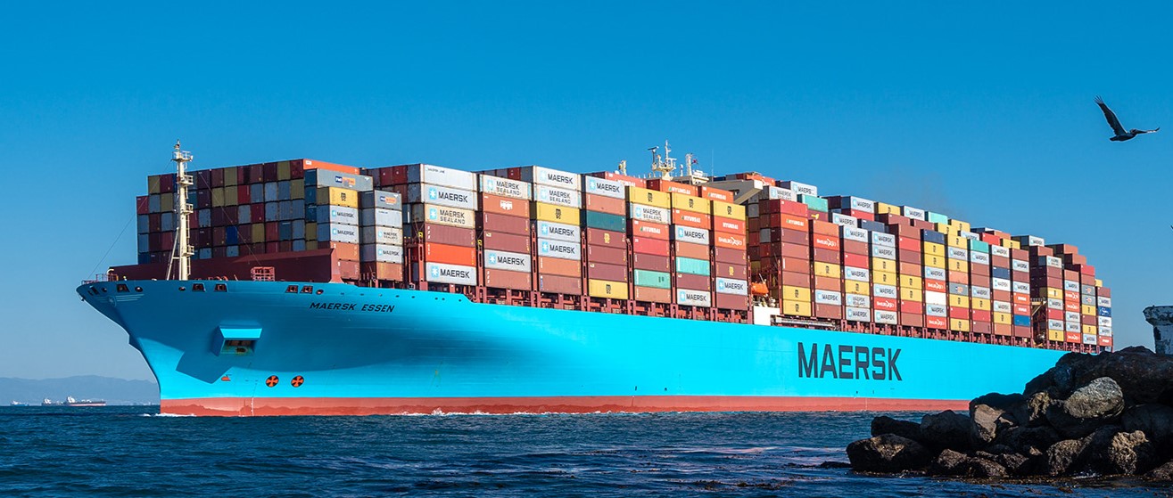 De 'Maersk Essen' van 13.568 teu