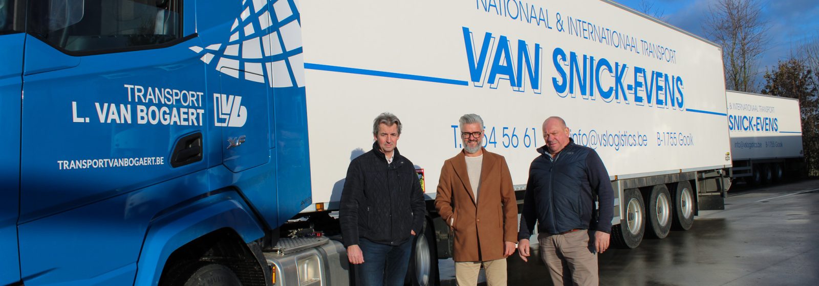 V.l.n.r.: Eric Van Snick, Bart Malfliet en Eddy Van Snick