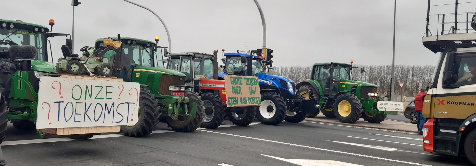Protest boeren Zeebrugge