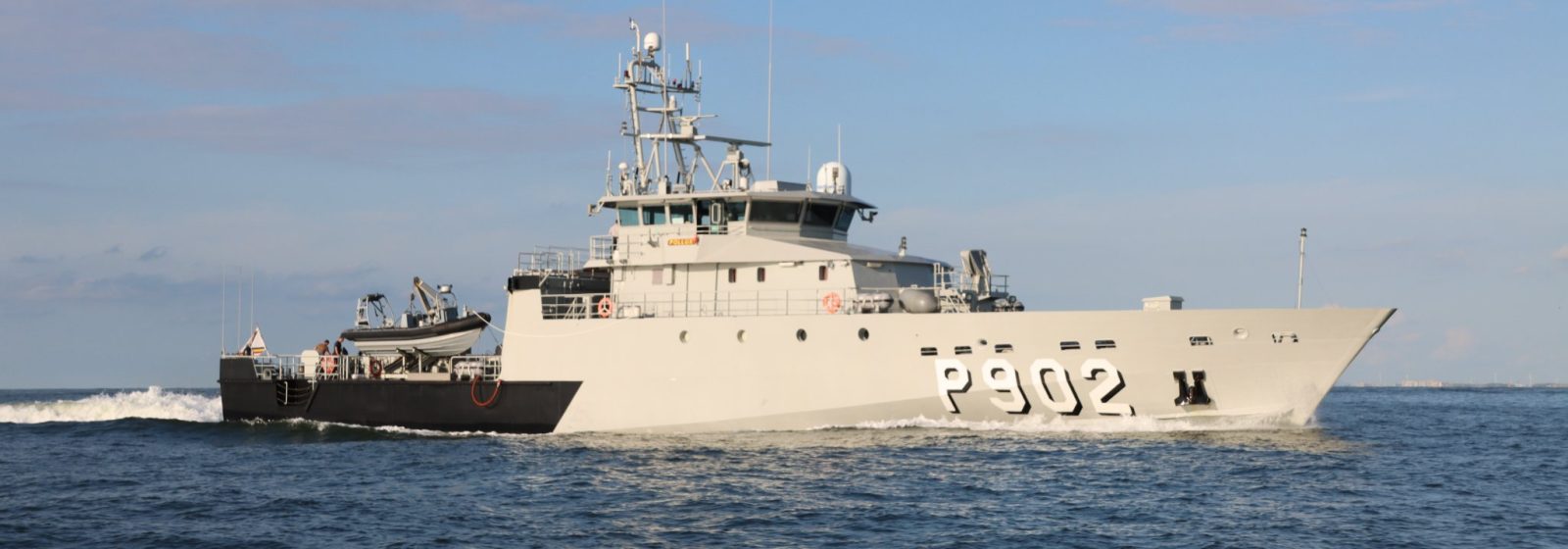Het patrouilleschip Pollux