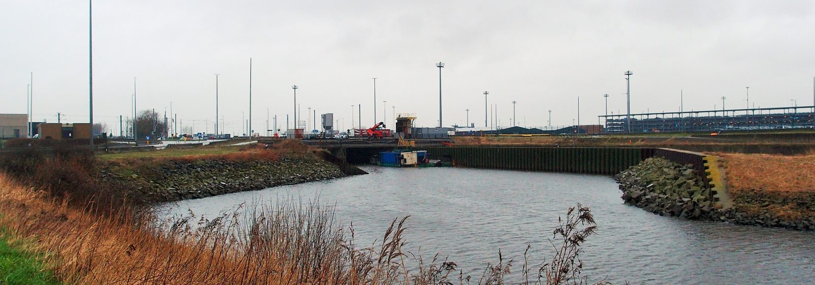 Renovatie uitwateringskokers Zeebrugge