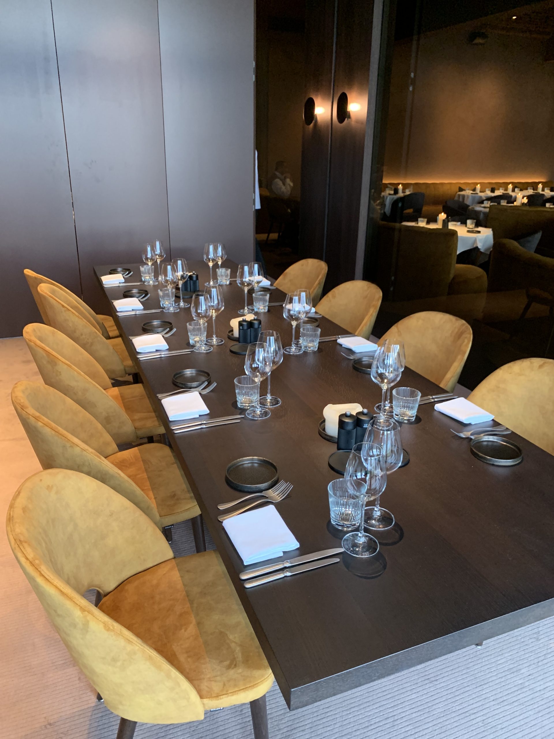 Private dining room bij Cella in Antwerpen