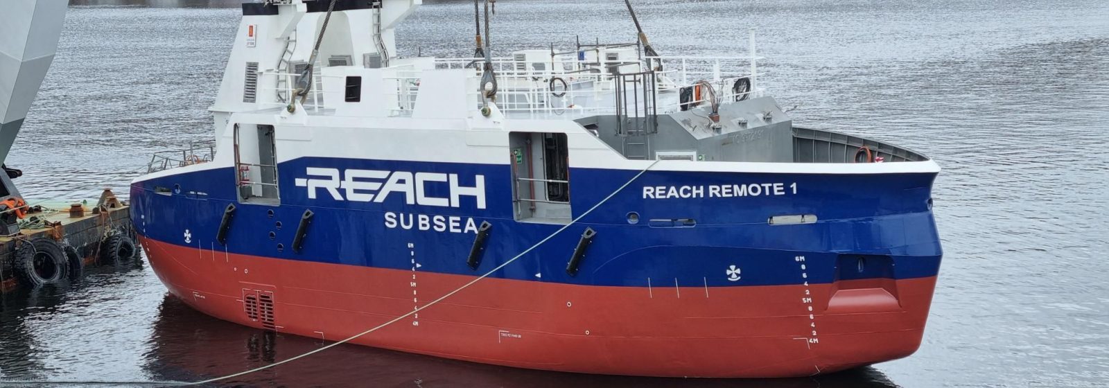Het autonome onderzoeksschip 'Reach Remote 1'