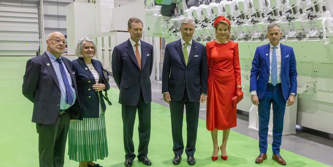 Bezoek Koning Filip, Koningin Mathilde en Hertog Henri van Luxemburg aan ABC in Gent