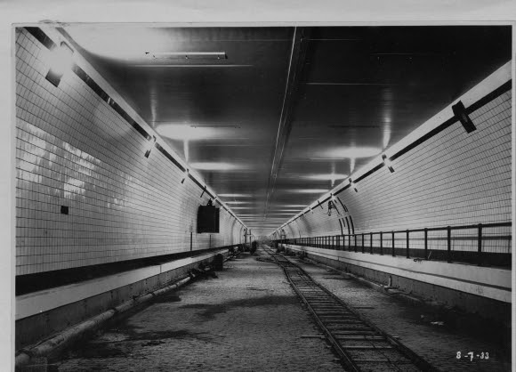 Archiefbeeld Waaslandtunnel ca. 1931-1934